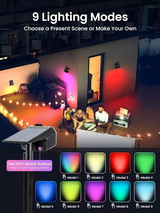 Multi Color Solar Lights to Light the Sign ALL Night: