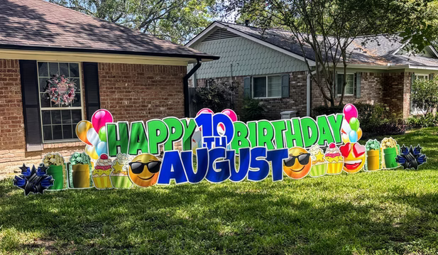 Houston Yard Sign Rentals for Birthdays, Graduations & Special Events