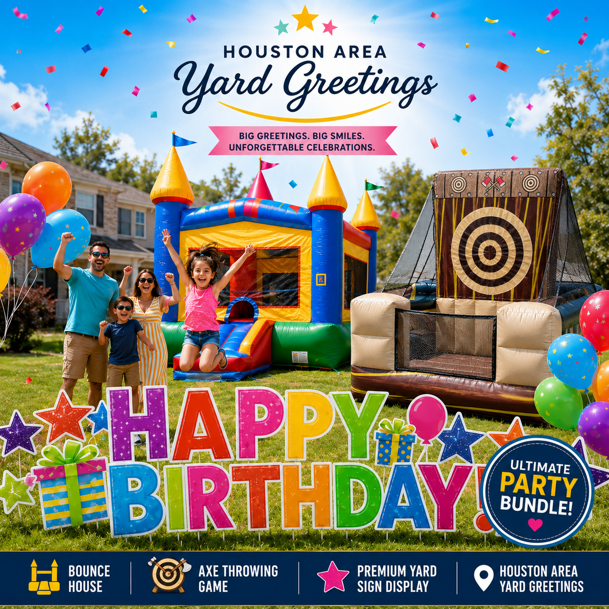 Yard Greetings & Party Rentals in Houston
